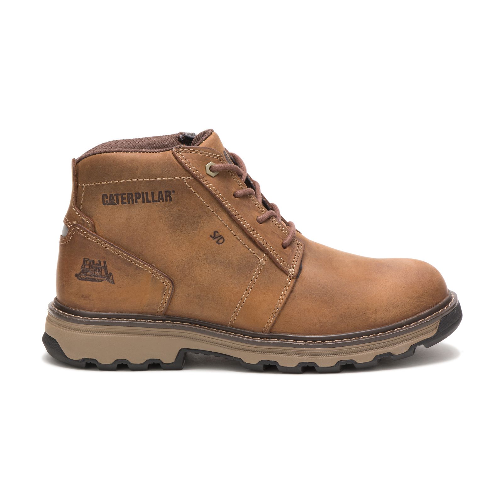 Men's Caterpillar Parker Work Boots Dark Beige Ireland HZVS39685